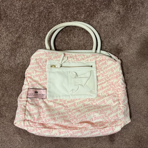 Vintage Juicy Couture Canvas Tote Bag - Picture 8 of 12